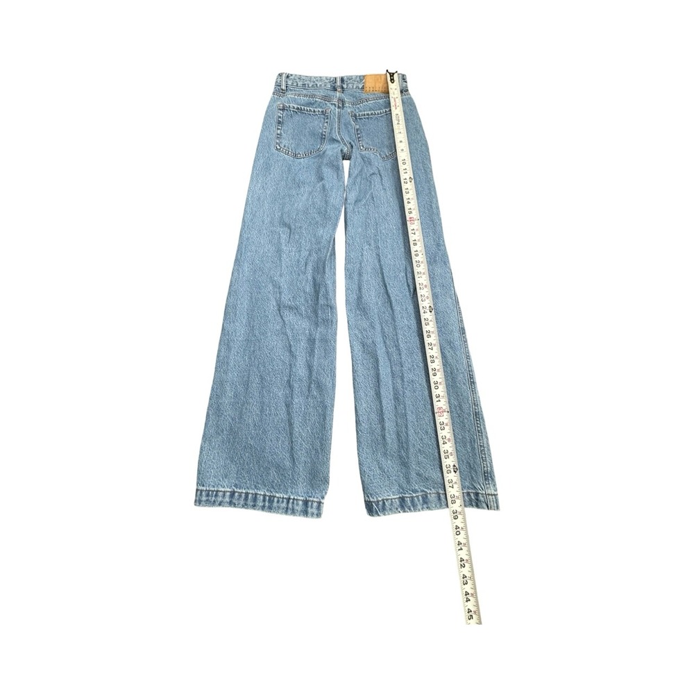 PacSun Jeans Womens 24 Blue Casey Low Rise Baggy Wide Leg Light Wash Denim - Picture 9 of 13